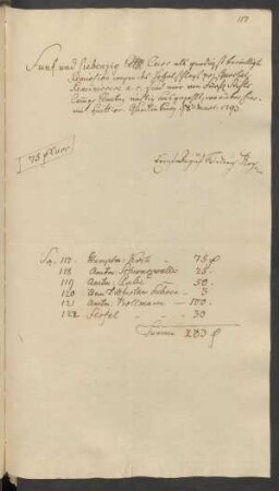 Funf und siebenzig [...] Curr als gnädigst bewilligte Remission ... pr[o] Quartal Reminiscere ... Quedlinburg [den] 8ten Mart. 1793