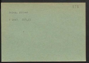 Boley, Alfred