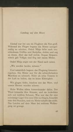 Landung auf dem Meere