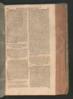 REFUTATIO CAETERORUM ARGUMENTORUM quae obijci possunt.