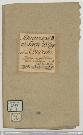 Concertos - Mus.2727-O-3 : vl, strings, bc - B|b