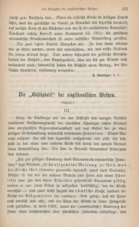 553-562 Die Giltigkeit der anglikanischen Weihen : Schluß