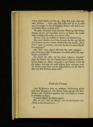 Noch ein Umzug