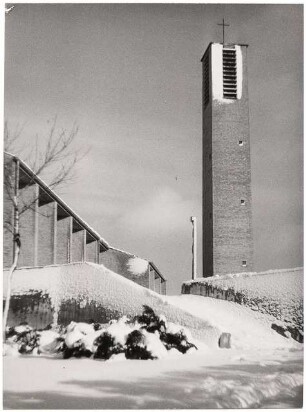 Evangelisches Gemeindezentrum, Herford: Kirche von Westen