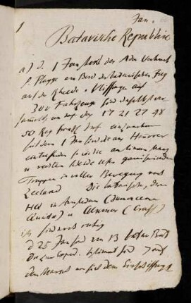 66r-69v, Januar, Junius: Batavische Republik