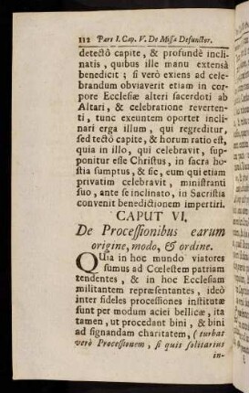 112-119, Caput VI