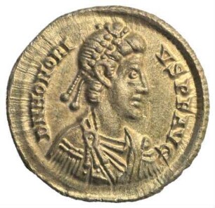 Fundmünze, Solidus, 395 - 402 n. Chr.