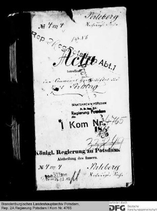 Kommunalhaushalt der Stadt Perleberg