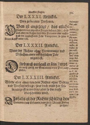 Der LXXXI. Artickel. - Der XC. Artickel.