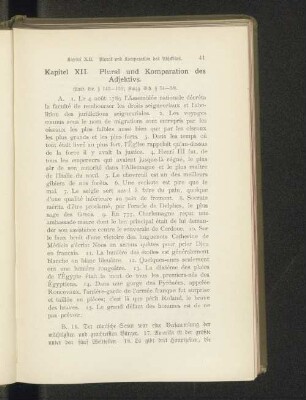 Kapitel XII. Plural und Komparation des Adjektivs.