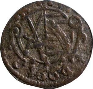 Münze, Pfennig, 1661