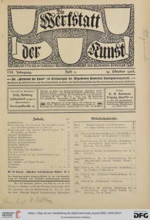 Heft 3 (19. Oktober 1908)