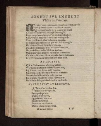 Sonnet svr ennee