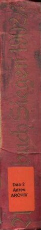 Adressbuch der Stadt und des Kreises Siegen 1902/1903