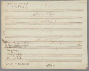 Mädchens Klage, V, pf - BSB Mus.Schott.Ha 10952-2
