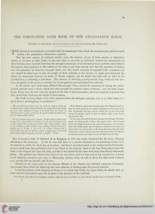 The Coronation Oath Book of the anglo-saxon kings