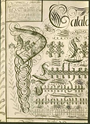 Schulzeugnis von 1786. Detail von BIa 22