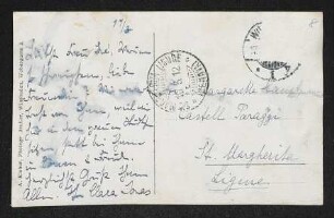 Brief von Clara Jonas an Margarete Hauptmann