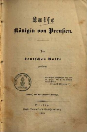 Luise, Königin von Preußen
