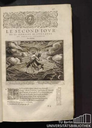 Le Second Iour De La Sepmaine De Guillaume De Saluste, Seigneur Du Bartas.
