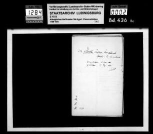 Hirth, Julius (+11.12.1894); Kanzleirat, Sekretär und Kanzleivorstand
