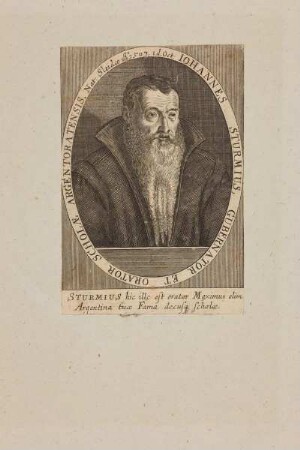 Bildnis des Iohannes Sturmius