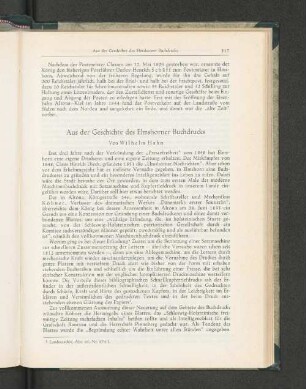 Aus der Geschichte des Elmshorner Buchdrucks