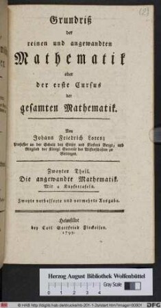 Die angewandte Mathematik