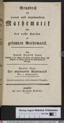 Die angewandte Mathematik