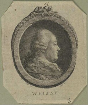 Bildnis des Christian Felix Weisse