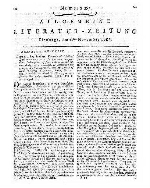 Remarks upon the Causes, which produce diseases amongst new raised troops upon long voyages. - London : Egerton, 1788