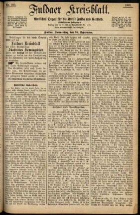 Ausgabe vom Donnerstag, den 20. September 1883.