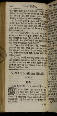 Von der geistlichen Wachsamkeit
