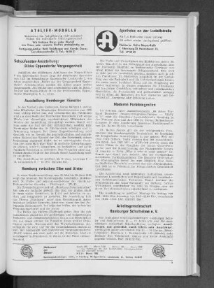 Ausstellung Hamburger Künstler
