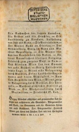 Wien, seine Geschicke und Denkwürdigkeiten. 4, 4. 1823