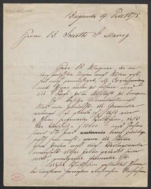 Brief an B. Schott's Söhne : 19.02.1875