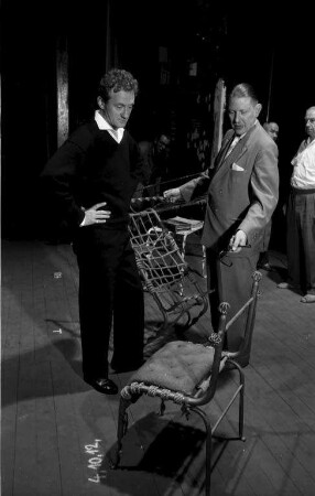 Proben beim Badischen Staatstheater für die neue Spielzeit 1959/60.
