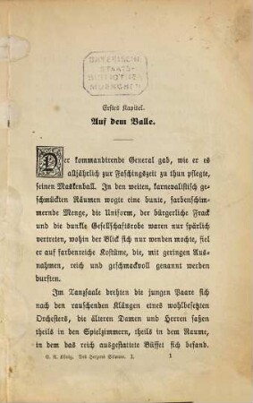 Des Herzens Stimme : Roman von Ew[ald] August König, 1