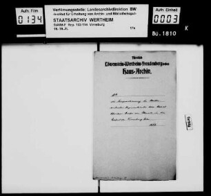 Einquartierung des Metternichschen Regiments unter dem kaiserlichen Oberst Graf Johann von Merode in der Grafschaft Virneburg.