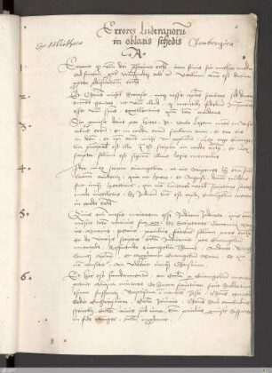 Johannes Eck : Errores Lutheranorum in oblatis schedis