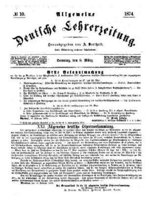 XXI. Allgemeine deutsche Lehrerversammlung