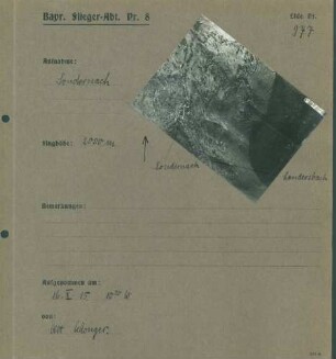 Foto der Ortschaft Sondernach (Luftbild)