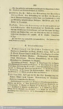 XVI.B. Vereinsschriften.