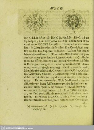 Engelhard & Engilhard EPC. id est Episcopus, qui Bertholdo ultro se Episcopatu …