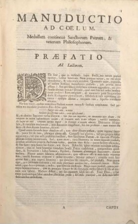 [I.] Manuductio Ad Coelum.