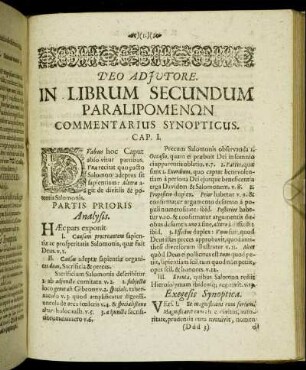 In Librum Secundum