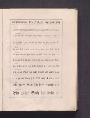 Fraktur-Schriften