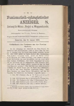 8. 31. August 1898