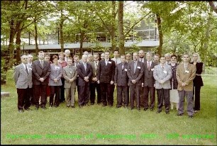Teilnehmer eines International Atomic Energy Agency (IAEA)-Kurses am Forschungszentrum Karlsruhe (FZK)