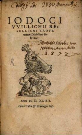 Erotematum dialectices libri tres